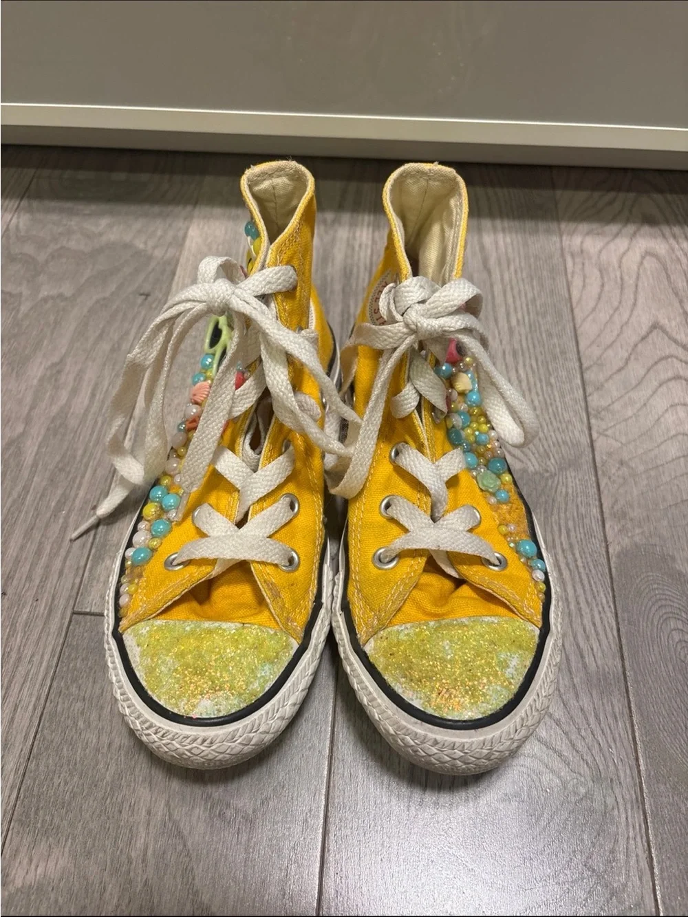 Converse bright yellow